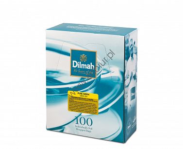 Herbata Dilmah PURE GREEN TEA zielona 1,5g x 100 kopert