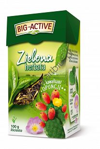 Herbata BIG-ACTIVE zielona z opuncją liściasta 100g