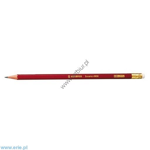 Ołówek Stabilo Swano 4906 HB z gumką   