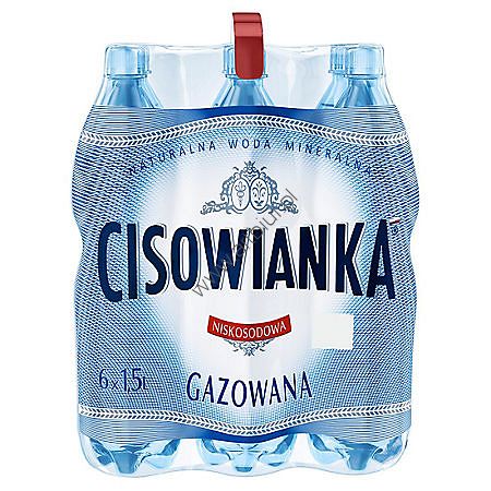Woda Cisowianka gazowana 1,5 litra