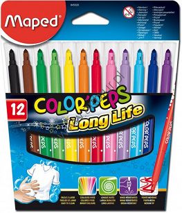 Flamastry COLORPENS LongLife 12 kolorów