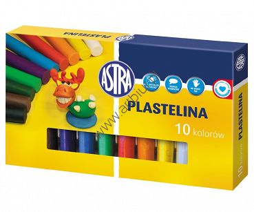 Plastelina 10 kolorów Astra 5545