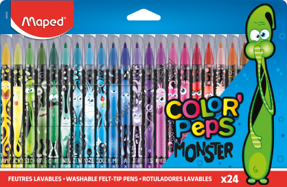 Flamastry COLORPENS Monster 24 kolory