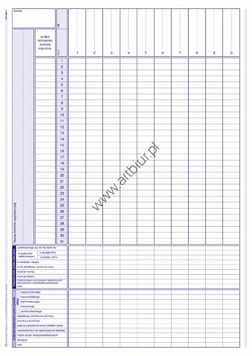 Druk 506-1 Lista obecności A4 Michalczyk i Prokop