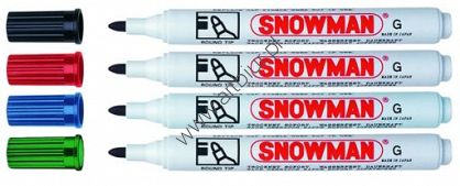 Marker permanentny Snowman Giant G12, okrągła końcówka, gr. linii 1-3mm