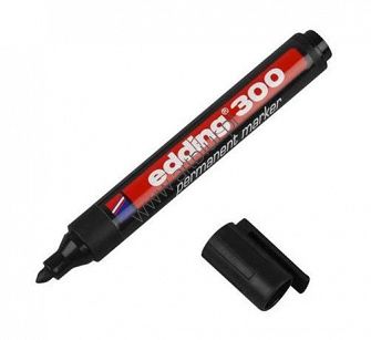 Marker permanentny Edding 300 z okrągłą końcówką, gr.linii 1,5-3mm
