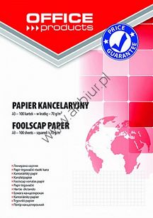 Papier kancelaryjny Office Products A3 w kratkę 100ark