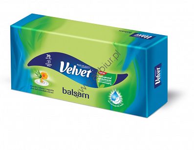 Chusteczki Velvet balsam aloesu i nagietek 70 sztuk