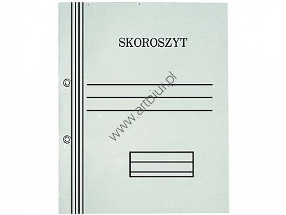 Skoroszyt oczkowy biały A4 1/1 pełny, 350g 50szt