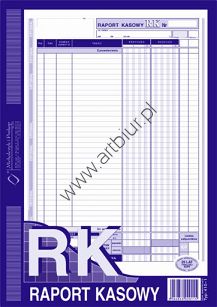 Druk 410-1 RK raport kasowy A4 Michalczyk i Prokop