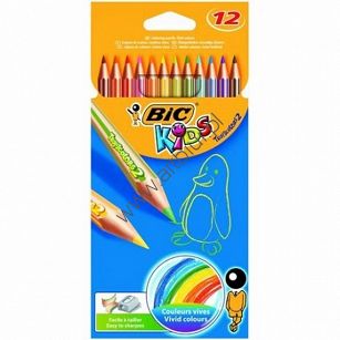Kredki ołówkowe Bic Tropicolor 12 kolorów