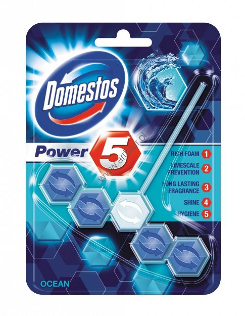 Zawieszka do toalety kostka POWER 5 Domestos 55g