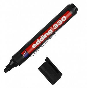 Marker permanentny Edding 330 ze ściętą końcówką, gr.linii 1-5mm