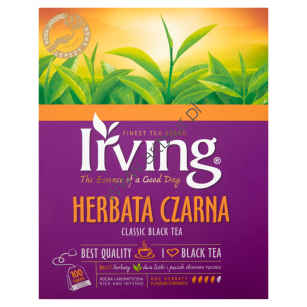 Herbata Irving CLASSIC 100 torebek 2g czarna