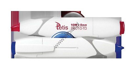 Korektor w taśmie Tetis BK010-TD z wymiennym wkładem, 5mm x10m