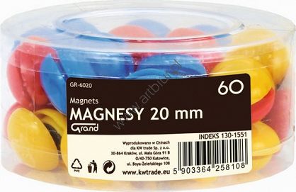 Magnes CM-205 20mm Grand GR6020 60sztuk