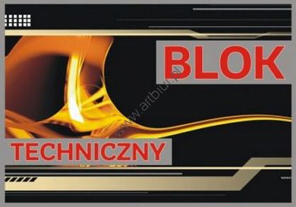 Blok techniczny A3 10 kartek 170g, biały Interdruk