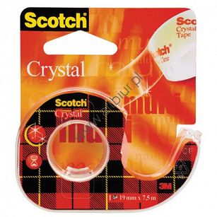 Taśma klejąca 19mm 7,5m Scotch Crystal Clear przezroczysta