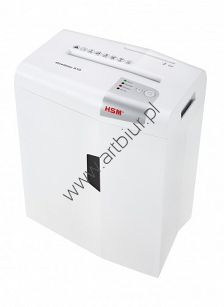 Niszczarka HSM Shredstar X10, ścinki 4,5x30mm, 10 kartek, kosz 20 litrów + olej 250ml 