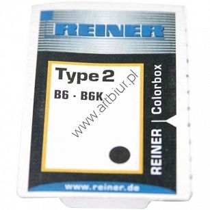 Wkład do numeratora Reiner B6/B6K czarny