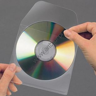 Kieszeń samoprzylepna na CD z zamknięciem 3L, 127x127mm, 10 szt