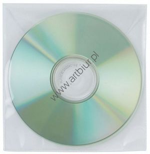Koperta PP na płytę CD Q-Connect, 50szt.