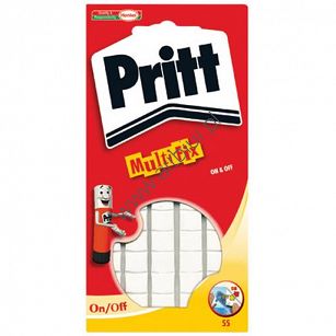 Masa samoprzylepna mocująca Pritt, 55 kwadracików