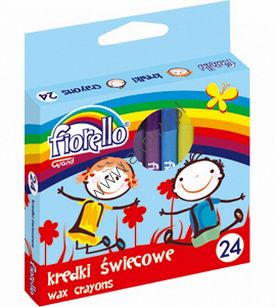 Kredki świecowe Fiorello 24 kolory