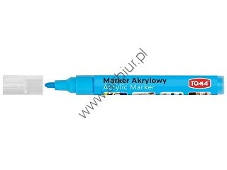 Marker akrylowy Toma TO-402 fibrowa końcówka okrągła 2-5mm