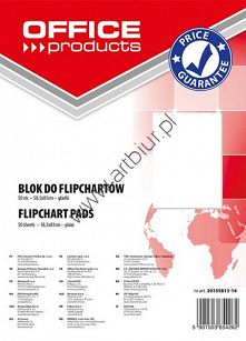 Blok Flipchart 50 kartek Office Products gładki biały 65x100cm