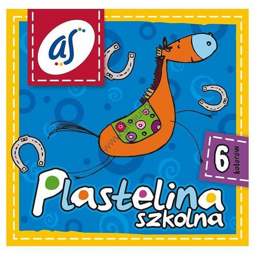 Plastelina 6 kolorów AS