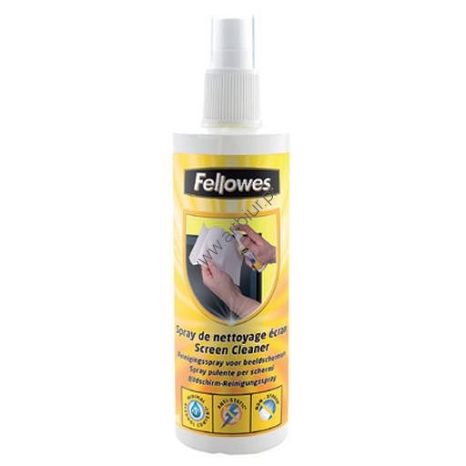 Płyn do czyszczenia ekranów i powierzchni szklanych Fellowes, 125 ml