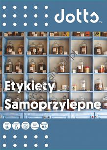 Etykiety samoprzylepne A4 Dotts 100 ark.