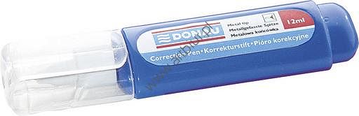 Korektor w piórze Donau z metalową końcówką, 12ml