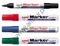 Marker permanentny UNI No-520 z okrągłą końcówką, gr.linii 1-3mm - 2