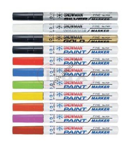 Marker olejowy  Snowman gruby, gr.linii 1,5-3mm