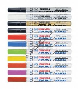 Marker olejowy  Snowman gruby, gr.linii 1,5-3mm