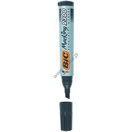 Marker Permanentny BIC 2300, ścięta końcówka, gr. linii 3,1-5,3 mm