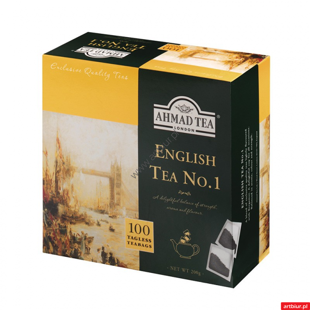 Herbata AHMAD ENGLISH TEA No.1 100 torebek bez zawieszki