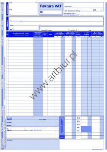 Druk 101-1 Faktura VAT netto (pełna) A-4 Michalczyk i Prokop