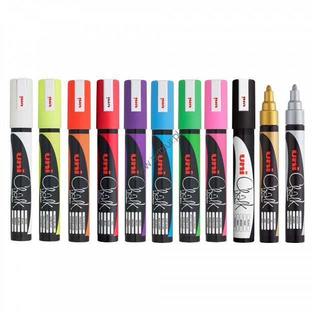 Marker kredowy UNI Chalk PWE-5M z okrągłą końcówką