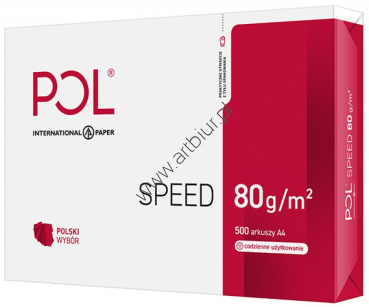 Papier ksero A4 POLSPEED 80g klasa białości C 153