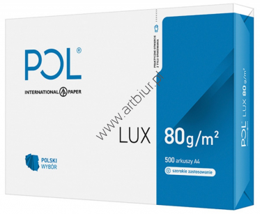 Papier xero A4 POLLUX 80g klasa białości B 161