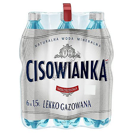 Woda Cisowianka lekko gazowana 1,5 litra