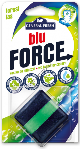 Kostka do spłuczki WC  blu Force General Fresh 50g