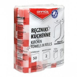 Ręcznik kuchenny Office Products 2szt biały