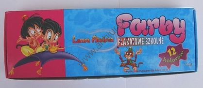 Farby plakatowe 12 kolorów EL-ŁUK 10ml
