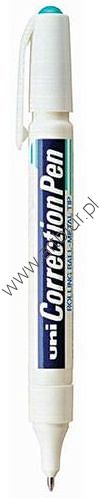 Korektor w  piórze UNI CLP-300 z metalową końcówką, 8ml