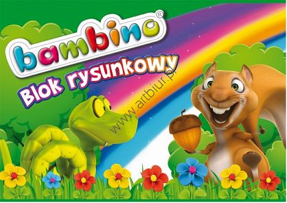 Blok rysunkowy A4 Bambino 20 kartek