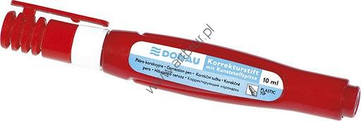 Korektor w piórze Donau z plastikową końcówką, 10ml